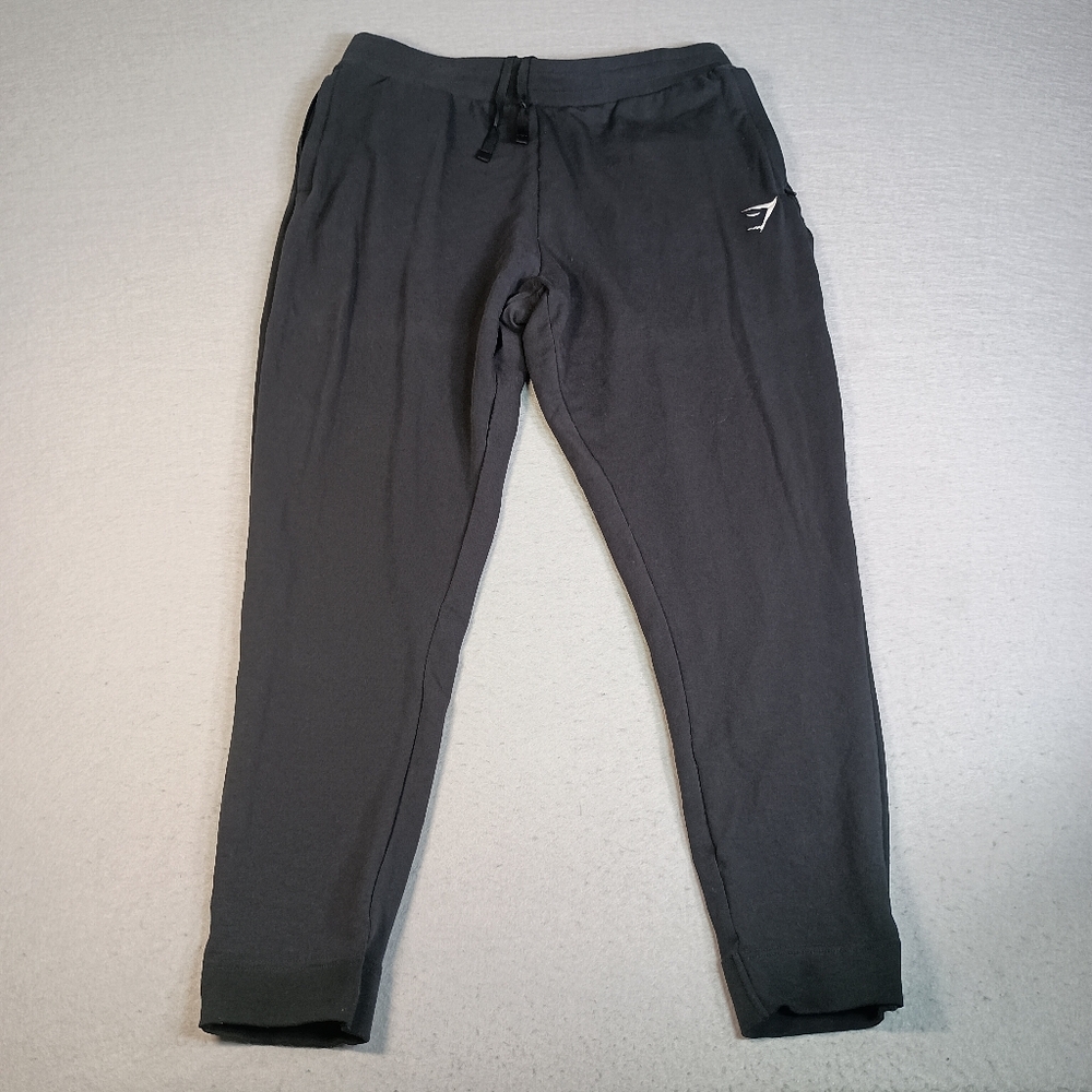 Gymshark Critical 2.0 Men's XL Black Stretch Workout Gym Tapered Joggers